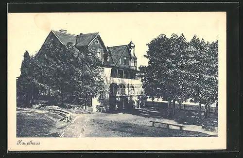 AK Oehrenfeld, Haupthaus vom NSV-Jugenderholungsheim Harz