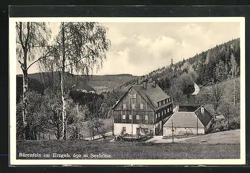 AK Bärenfels im Erzgeb., Landheim der Städt. Oberschule für Mädchen