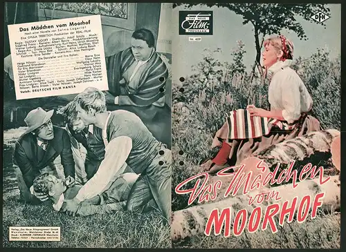 Filmprogramm DNF Nr. 4059, Das Mädchen vom Moorhof, Maria Emo, Claus Holm, Regie: Gustav Ucicky