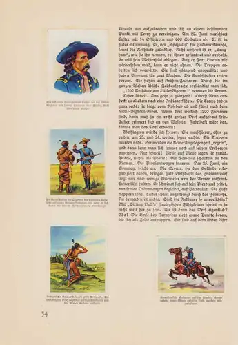 Sammelalbum 240 Bilder, Aus dem Leben der Indianer, Cowboy, Trachten, Jagd, Postkutsche, ca. 1934