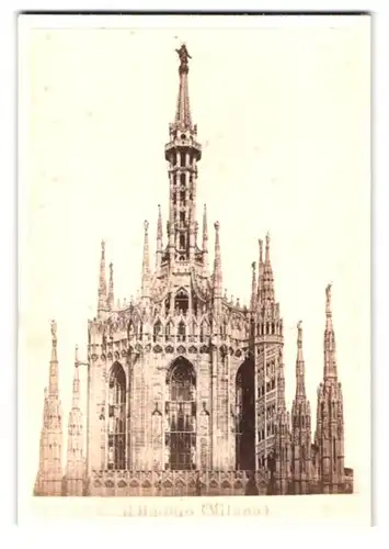 Fotografie Georges Sommer, Naples, Ansicht Mailand - Milano, Dom - Il Duomo