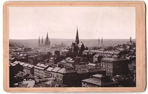 Fotografie Römmler & Jonas, Dresden, Ansicht Wiesbaden, Panorama von der Kapellenstrasse