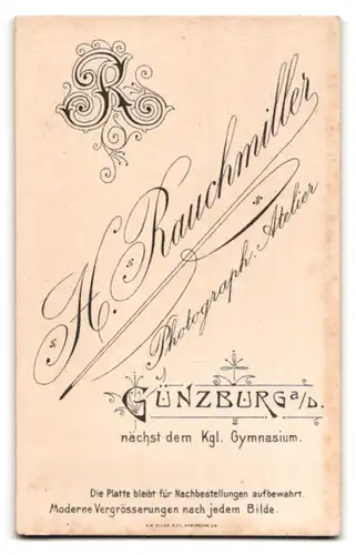 Fotografie Hans Rauchmiller, Günzburg a. D., Bursche im Anzug mit Hut vor Landschafts-Kulisse