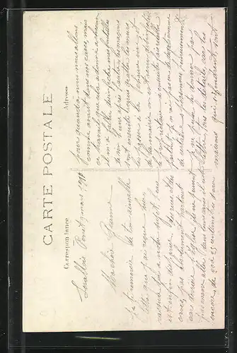 AK Levalloiss-Perret, Inondations de Janvier 1910, Rue de Courcelles, Hochwasser