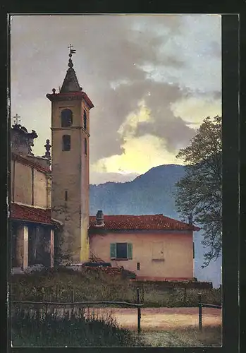 Künstler-AK Photochromie Nr. 3306: Lago di Lugano, Campione