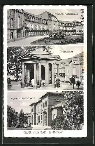 AK Bad Nenndorf, Schlammbadehaus, Grosses Badehaus, Trinkhalle