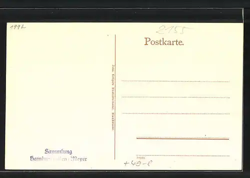 AK Borstel bei Jork im Altenlande, Ortspartie mit Windmühle und Bauern