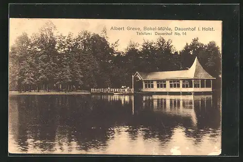 AK Dauenhof i. Holst., Albert Greve's Bokel-Mühle