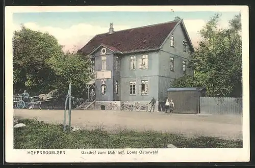 AK Hoheneggelsen, Gasthaus zum Bahnhof