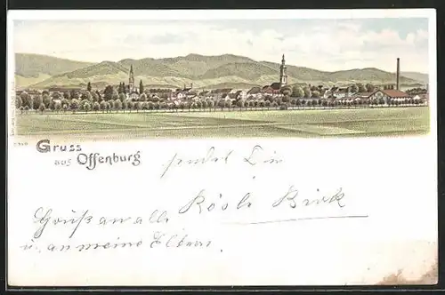 Lithographie Offenburg, Gesamtansicht