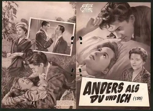 Filmprogramm DNF, Anders als Du und Ich, Paul Dahlke, Hans Nielsen, Christian Wolff, Regie: Veit Harlan