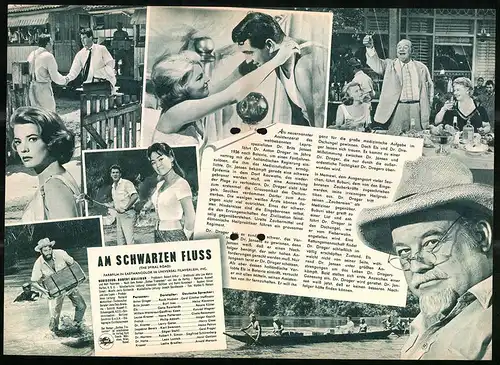 Filmprogramm IFB Nr. 6344, Am schwarzen Fluss, Rock Hudson, Burl Ives, Gena Rowlands, Regie: Robert Mulligan