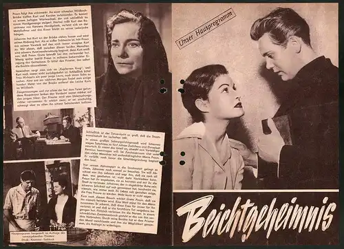 Filmprogramm Unser Hausprogramm, Margit Saad, Charles Regnier, Erich Auer, Regie: Victor Tourjansky