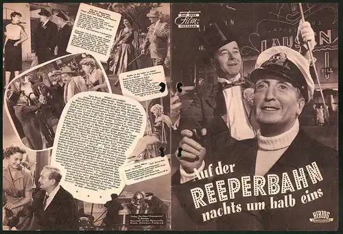 Filmprogramm DNF, Auf der Reeperbahn nachts um halb eins, Hans Albers, Heinz Rühmann, Regie: Wolfgang Liebeneiner