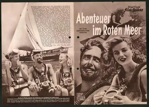 Filmprogramm IFB Nr. 1185, Abenteuer im Roten Meer, Hans Hass, Lotte Baierl, Dokumentation