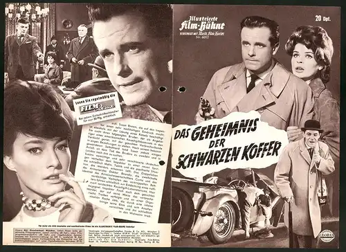 Filmprogramm IFB Nr. 6012, Das Geheimnis der schwarzen Koffer, Joachim Hansen, Senta Berger, Regie: Werner Klingler