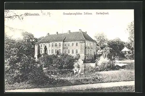 AK Güldenstein, Gartenfront am herzogl. Schloss