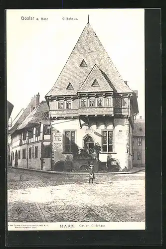 AK Goslar /Harz, Hotel-Restaurant im Gildehaus