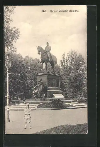 AK Kiel, Kaiser Wilhelm-Denkmal