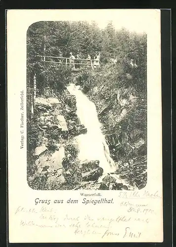 AK Wildemann, Wasserfall im Spiegelthal