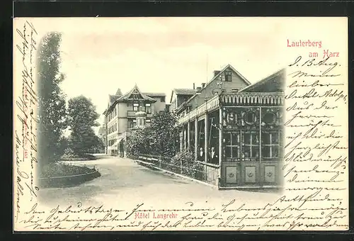 AK Lauterberg am Harz, Hôtel Langrehr