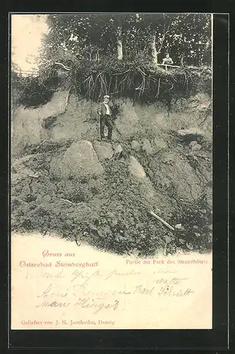 AK Steinberghaff, Partie am Park des Strandhôtels