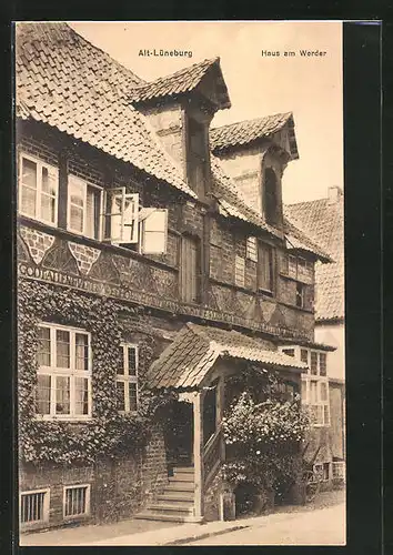 AK Lüneburg, Haus und Strasse am Werder