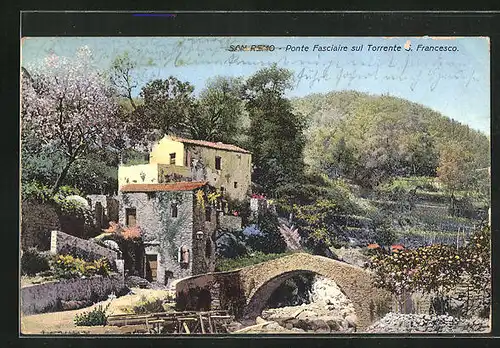 AK San Remo, Ponte Fasciaire sul Torrente