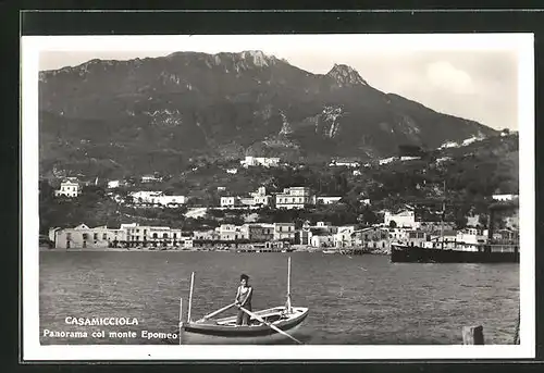 AK Casamicciola, Panorama col monte Epomeo