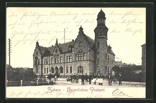 AK Zabern, Kaiserliches Postamt