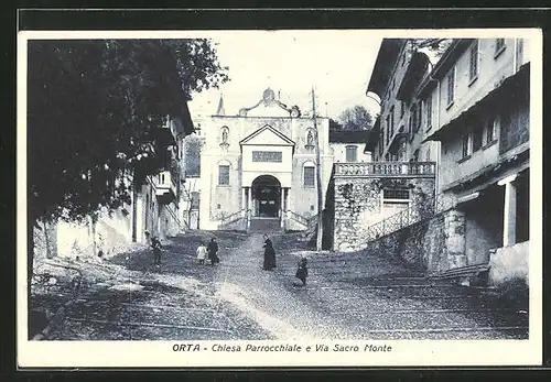 AK Orta, Chiesa Parrocchiale e Via Sacro Monte