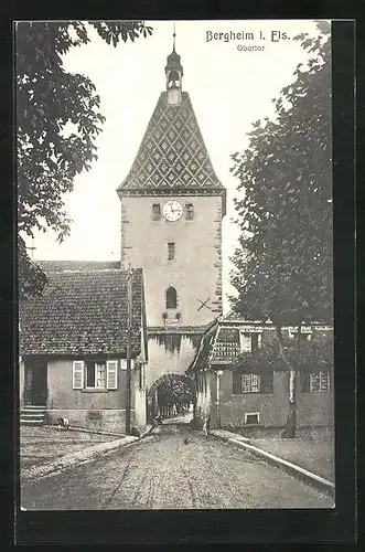 AK Bergheim, Strasse zum Obertor