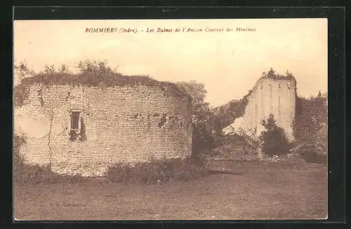 AK Bommiers, Les Ruines de l`Ancien Couvent de Minimes