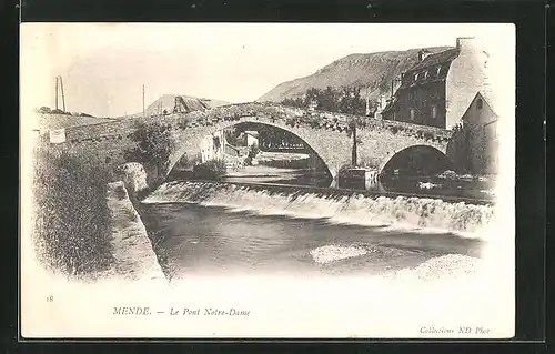 AK Mende, Le Pont Notre-Dame