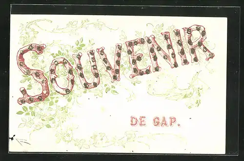 AK Gap, Souvenir de Gap, Des Fleurs