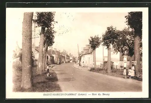 AK Saint-Martin-d`Abbat, Rue du Bourg