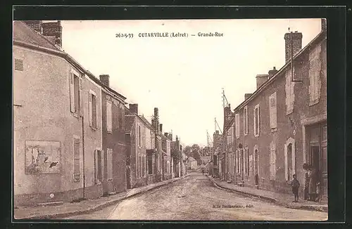 AK Outarville, Grande-Rue