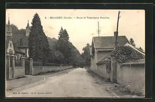 AK Beaulieu, Route de Valentigney-Beaulieu
