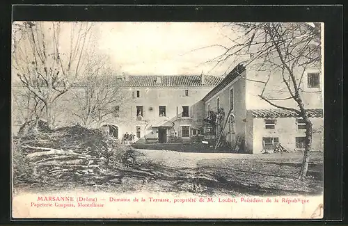 AK Marsanne, Domaine de la Terrasse, propriété de M. Loubet, Président de la République