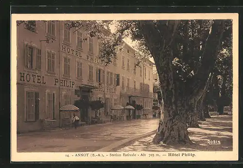 AK Annot, Station Estivale, Hotel Philip