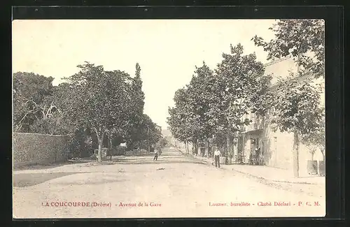 AK La Coucourde, Avenue de la Gare