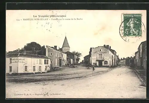 AK Mareuil-sur-Lay, Entrée par la route de la Roche