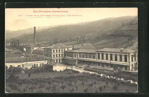 AK Saint-Girons, Usine de la Moulasse (Papier Job)