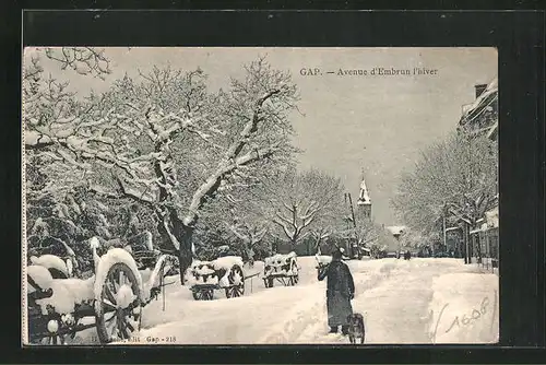 AK Gap, Avenue d`Embrun l`hiver