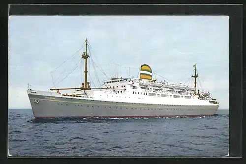 AK S.S. Maasdam auf hoher See