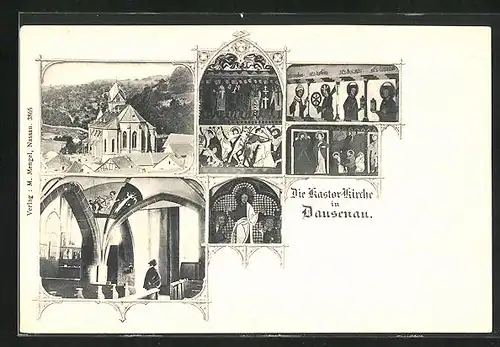 AK Dausenau, Mehrfachansichten der Kastor-Kirche