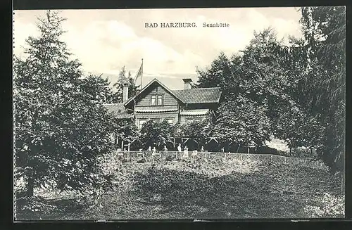 AK Bad Harzburg, Sennhütte am Waldrand