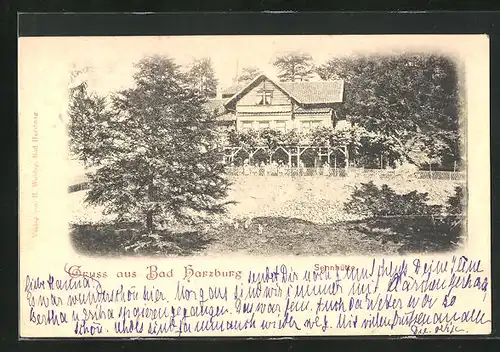 AK Bad Harzburg, Gasthaus Sennhütte