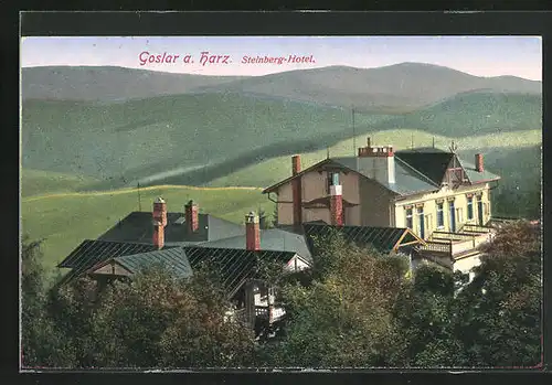 AK Goslar /Harz, Das Steinberg-Hotel