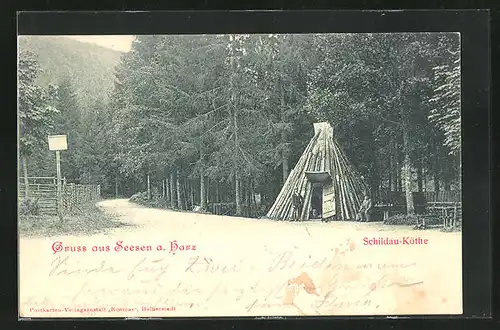AK Seesen /Harz, An der Schildau-Köthe